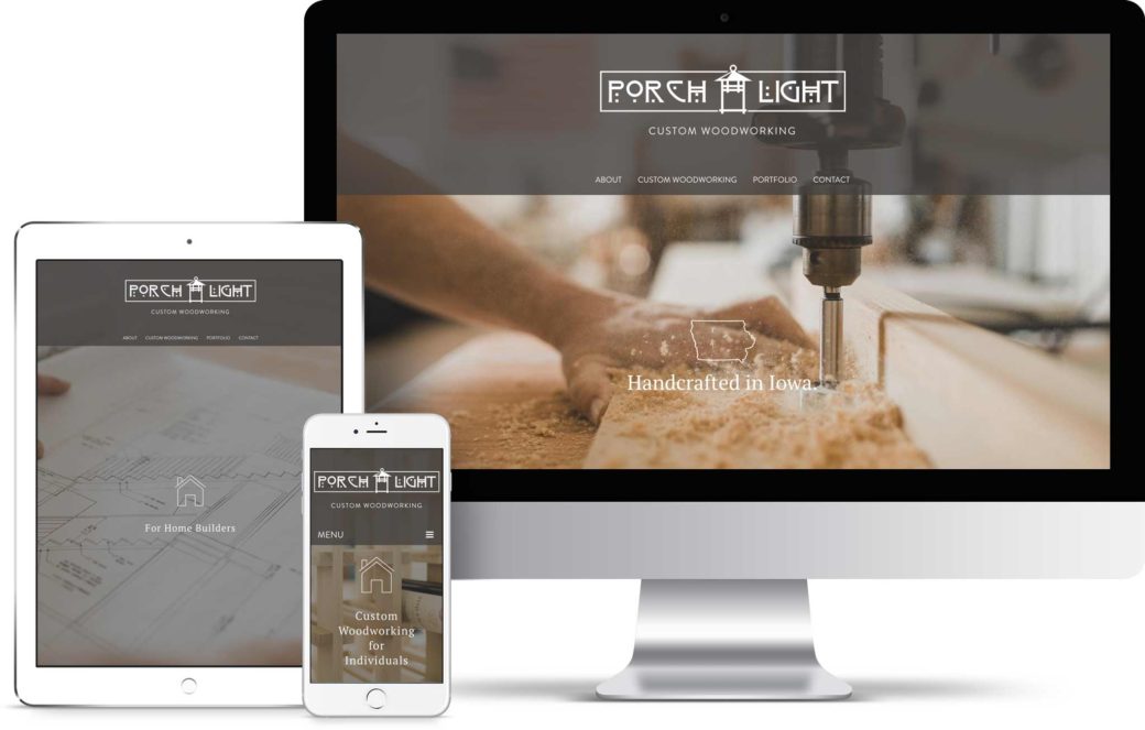 porchlight-woodworking-website-design-iowa