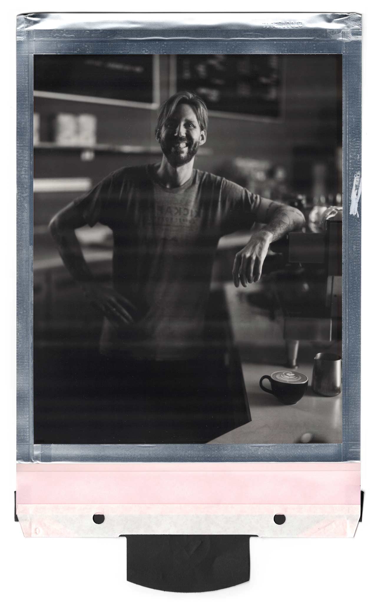 An 8x10 Polaroid Portrait of Daniel Bosman